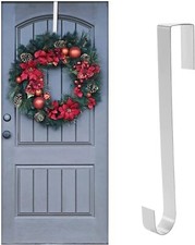 Christmas Winter Wreath Door Hanger Metal Hook Xmas Decoration 28cm Reef Craft 