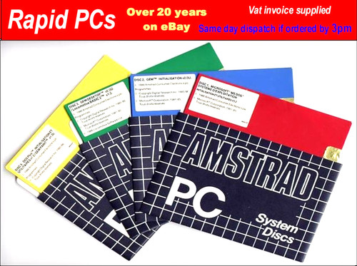 Amstrad system discs - pc,