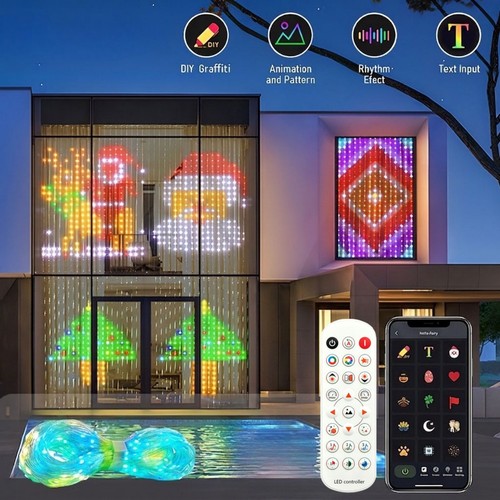 Smart led curtain light - light, rgb