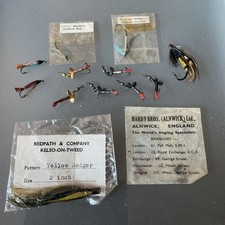 VINTAGE HARDY FISHING FLIES AND OTHERS.