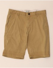 JACK WILLS Mens Slim Fit Chino Shorts W32 Medium Beige Cotton IP09