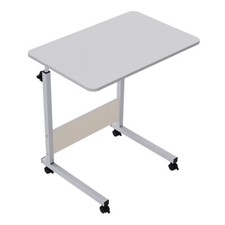 Eating On Bed Overbed Table Wheels Computer Laptop Trolley Table Hospitable Cart