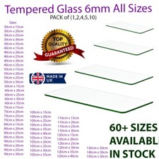 Clear tempered glass shelf - clear,