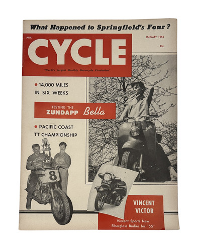 Cycle magazine january 1955 - magazine,