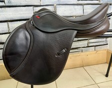 16” M/Changeable Gullet Whitaker Barnsley Pony Jump Saddle - Brown