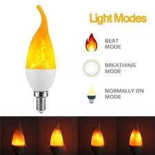 3W LED Flicker Flame Bulb Fire