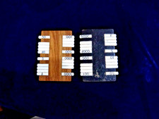  2 X Bezique Score Marker, Wooden Whist Score Card