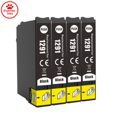 4 Black Ink Cartridge For Use