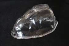 Art Deco Clear Glass 1 Pint