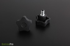 BarrowPro Carp Barrow Handwheel Thumb Screws for Carp Porter Fox Nash M8 & M6 x2
