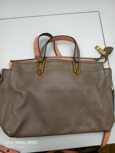 Coccinelle pebbled leather top - coccinelle,