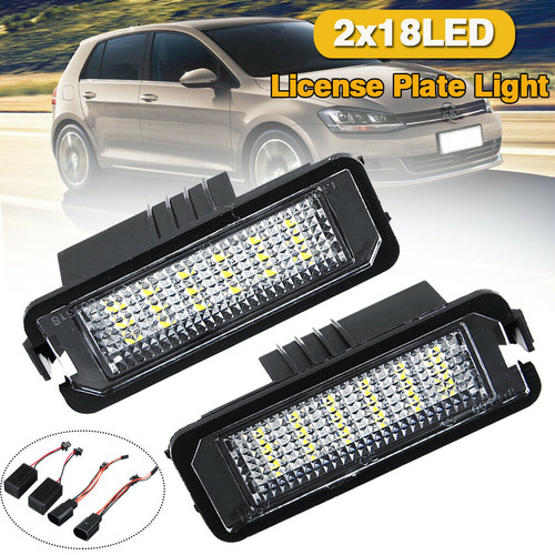 Led number plate light - light, vw