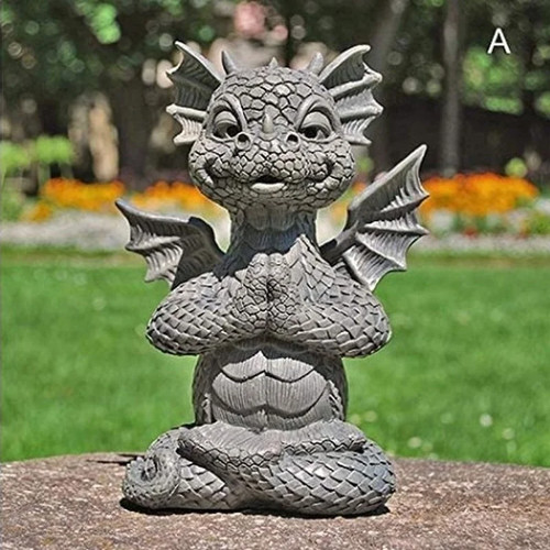 Garden dragon meditation - dragon,