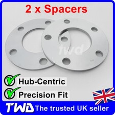 5MM ALLOY WHEEL SPACERS - MERCEDES (5x112 PCD / 66.6MM C/B) HUB-CENTRIC [2Px]