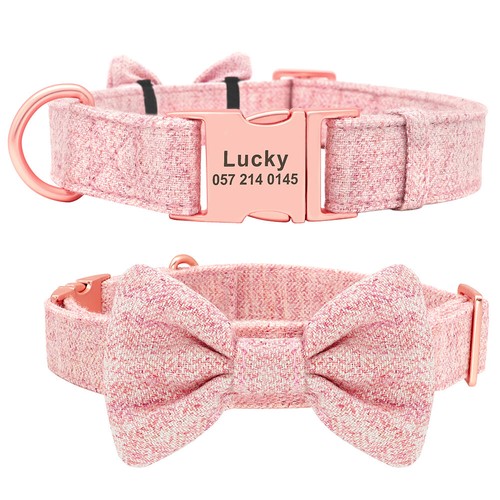 Tweed dog collar with - tweed,