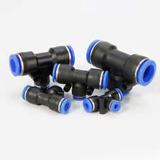 Nylon Pneumatic Equal Tee Connector Fitting 4mm 5mm 6mm 8mm 10mm 12mm - Push Fit