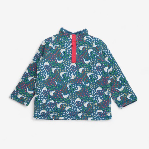 Frugi snuggle fleece blue - fleece,