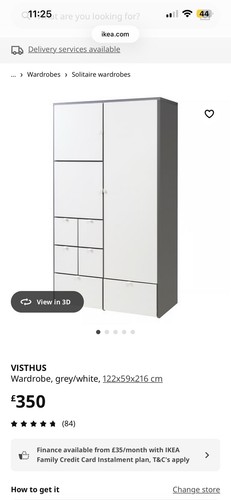 Ikea visthus wardrobe - ikea,
