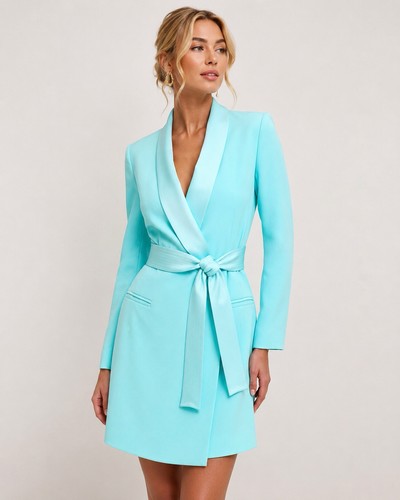 Karen millen tuxedo wrap dress - millen,