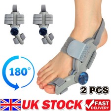 Adjustable Hallux Valgus Bunion Corrector Splint Straightener Toe PainRelief NHS