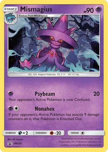 Pokemon card mismagius sm245 - pokemon,