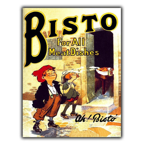 Bisto gravy metal sign wall - bisto,