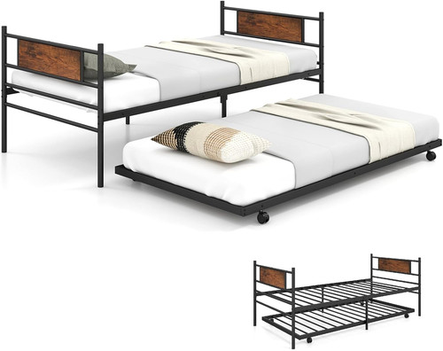 3ft metal day bed - 3ft, with