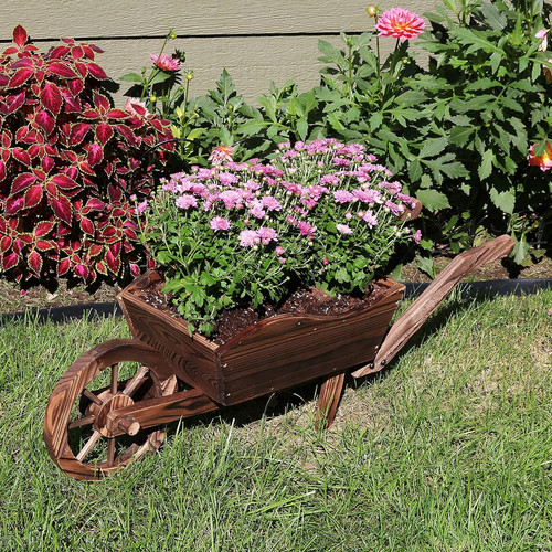 Sunnydaze wooden decorative - wooden,
