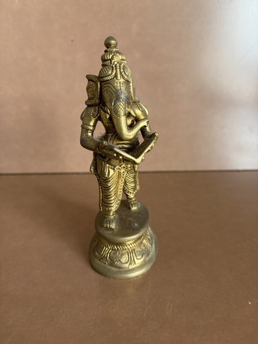 Brass hindu statue - brass,