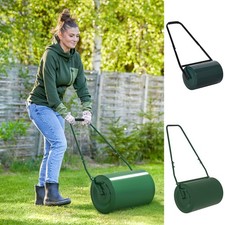 Outdoor Garden Lawn Roller Heavy Duty Rolling Grass Roller Handle