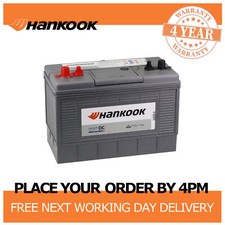 Hankook DC31 Leisure Battery Deep Cycle 12V 100Ah for Caravan, Boat & Motorhome