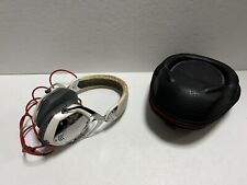 V-MODA Crossfade LP Headband Headphones - Black case white headphones As Is Read