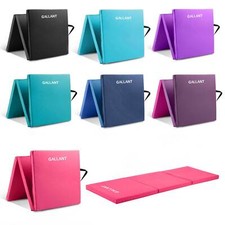 Gymnastics Mat Tri Folding Thick Tumbling Crash Exercise Yoga Fitness Workout