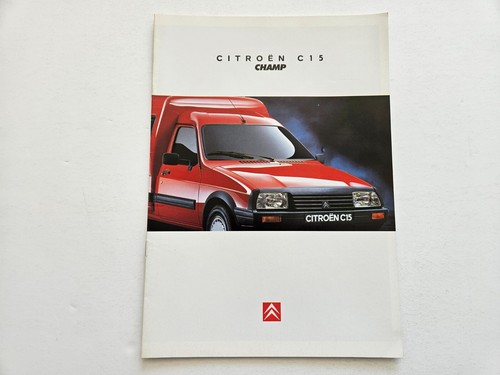 Citroen c15 champ van brochure - c15,