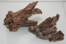 Real Aquarium Bog Wood 2 Large Pieces Roots Logs Driftwood For Aquariums BWLT9