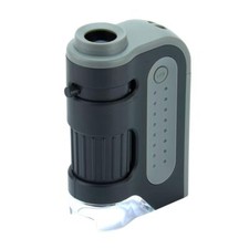 Carson MicroBrite Plus 60x - 120x Pocket Microscope with LED Light