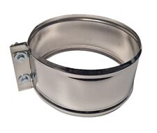 Twin Wall Pipe Structural Locking Band Stove Flue Liner Stainless Steel Clamp