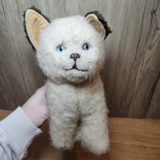 Real Soft Toys Vintage Cat Soft Toy Plush Ragdoll Siamese Made In England 