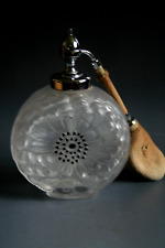 LALIQUE DAHLIAS GLASS SCENT BOTTLE / ATOMISER