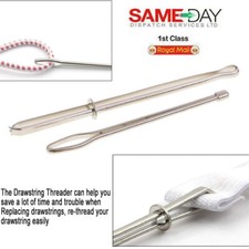 2 Pieces Bodkin Elastic Threader For Waist Band Craft Easy To Insert Sewing Tool