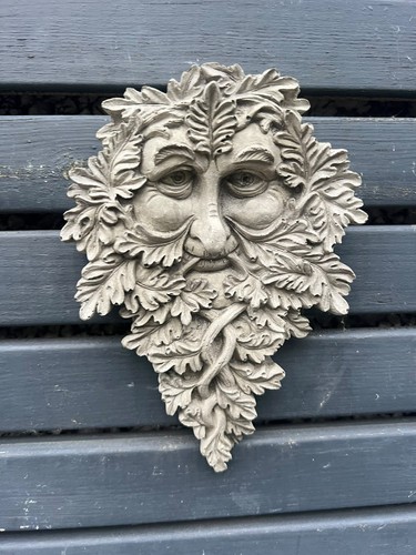 Hand cast green man - man, garden