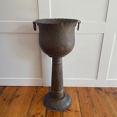 Brass planter with stand - brass,