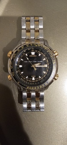 Seiko sky world - world, timer