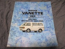 @Vanette Van catalog issued in