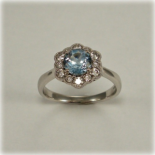 Natural aquamarine - ct,