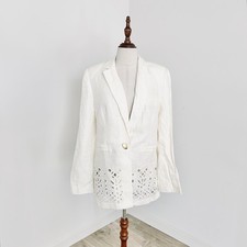 Aje Rosa Broderie Blazer
