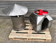 Stainless Steel Bifurcated Extractor Fan Chemical Fumes Catering Spray Booth