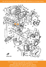 YAMAHA Clip, 90467-07093 OEM