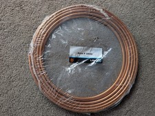 8mm  Copper Tube / copper  pipe Microbore Coil - 10 Metre Coil