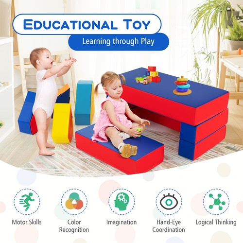 Modular foam play couch 1 - foam, 4-in-1